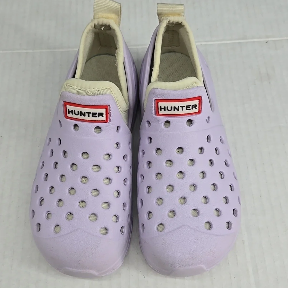 Hunter Kids Purple Slip-On Water Shoes UK 9 US 10